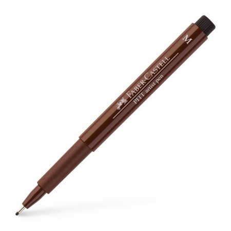 India ink Pitt Artist Pen M dark sepia